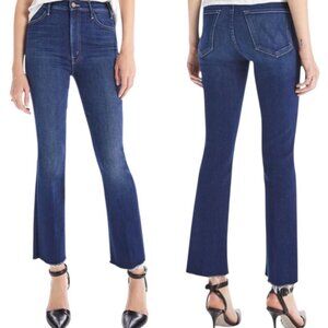 Mother The Hustler Ankle Fray High Rise Flare Jeans Size 25 In Home Movies